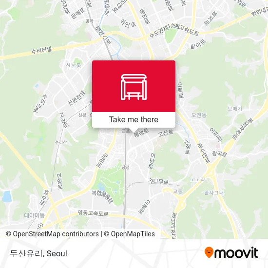 두산유리 map