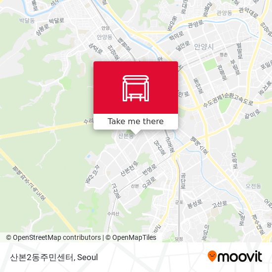 산본2동주민센터 map