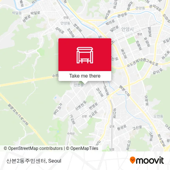 산본2동주민센터 map