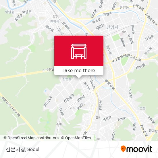 산본시장 map