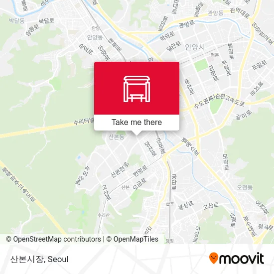 산본시장 map