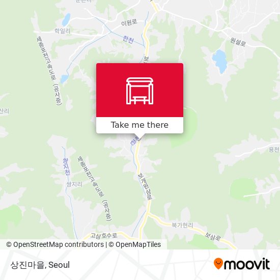 상진마을 map