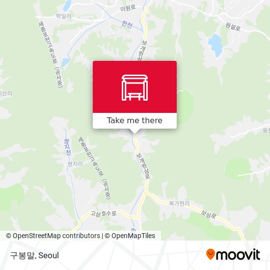 구봉말 map