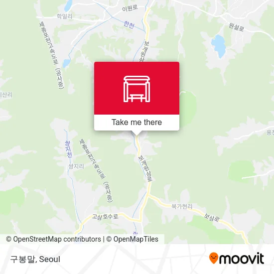 구봉말 map