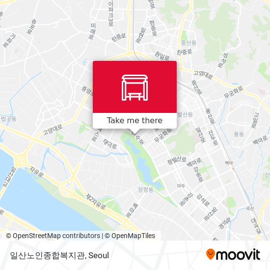 일산노인종합복지관 map