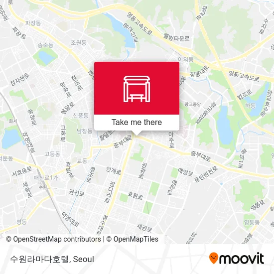 수원라마다호텔 map