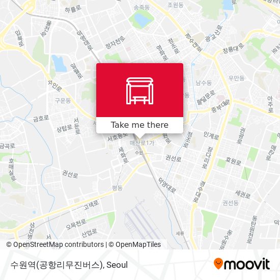 수원역(공항리무진버스) map