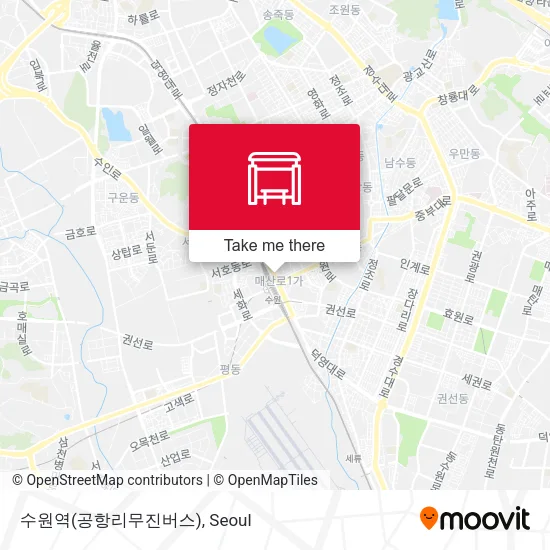 수원역(공항리무진버스) map