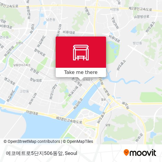 에코메트로5단지506동앞 map