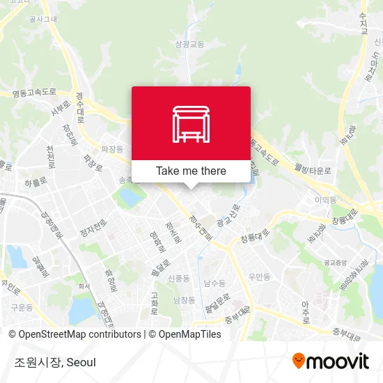 조원시장 map
