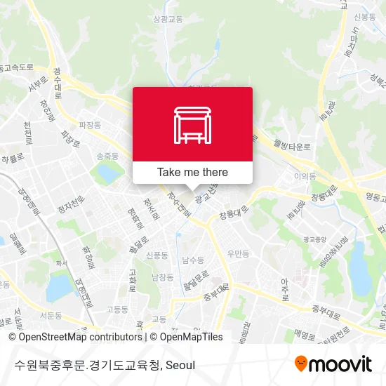 수원북중후문.경기도교육청 map