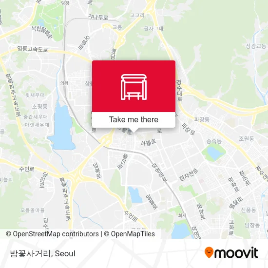 밤꽃사거리 map