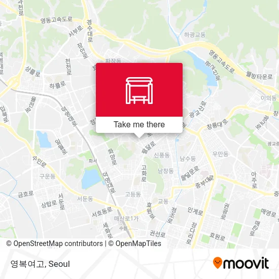 영복여고 map