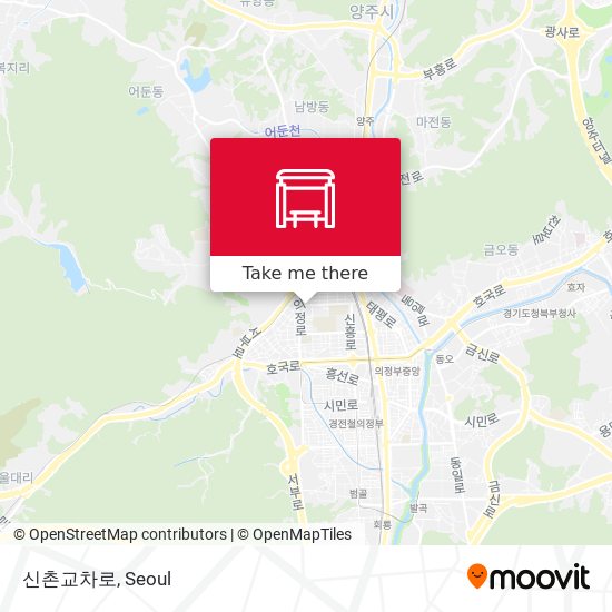 신촌교차로 map