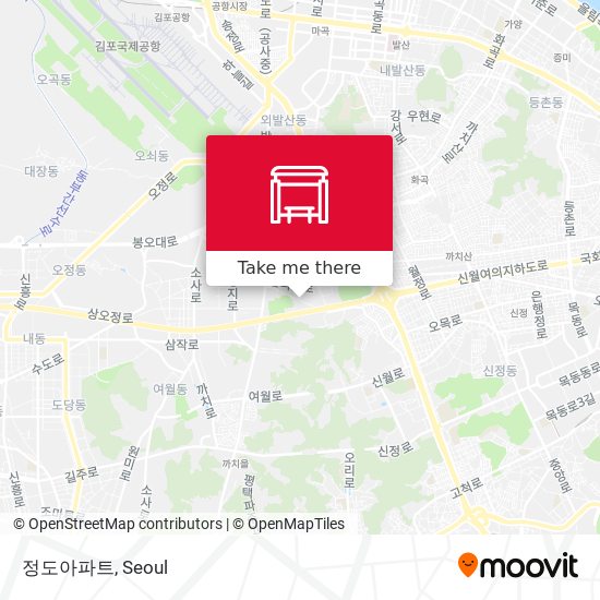 정도아파트 map