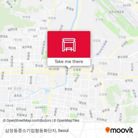삼정동중소기업협동화단지 map