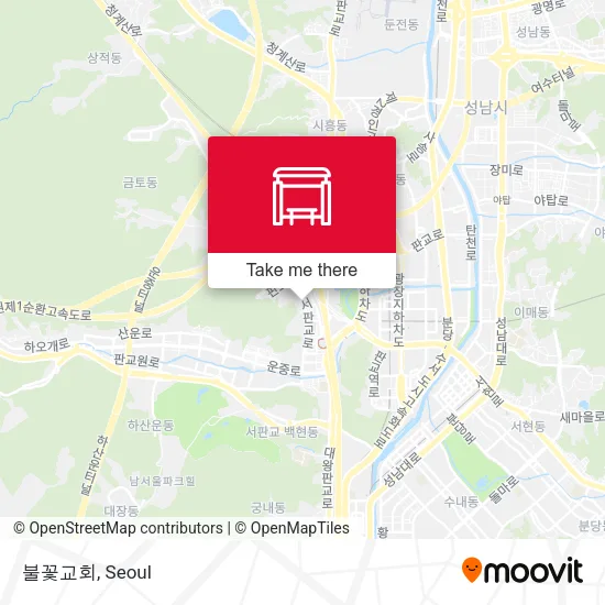 불꽃교회 map