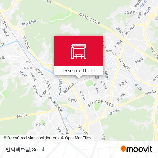 엔씨백화점 map