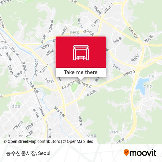 농수산물시장 map