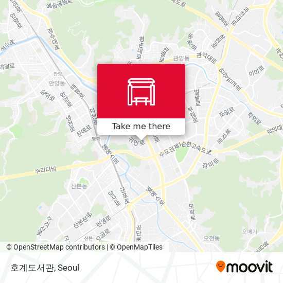 호계도서관 map