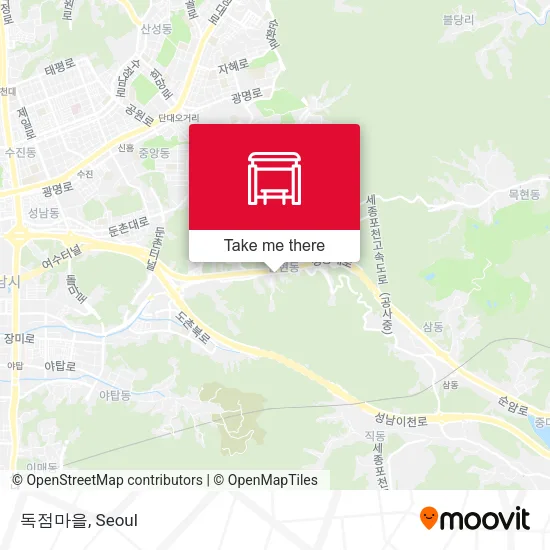 독점마을 map