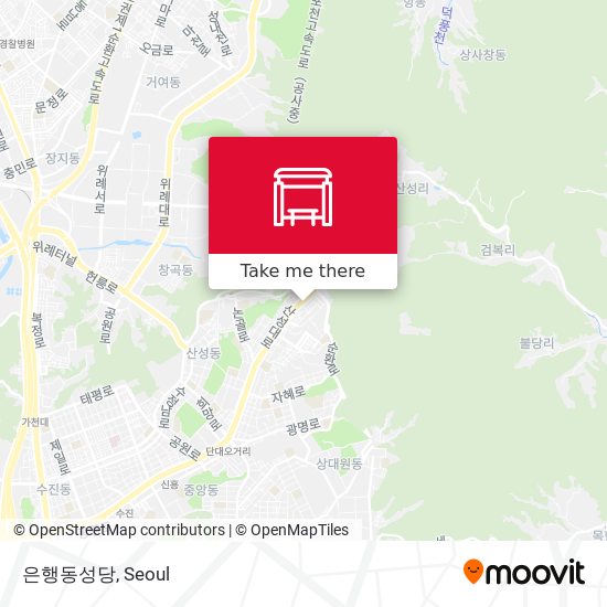 은행동성당 map