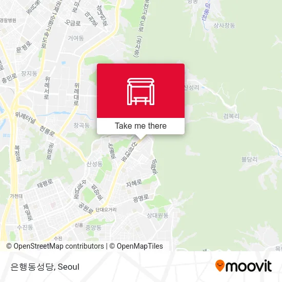 은행동성당 map