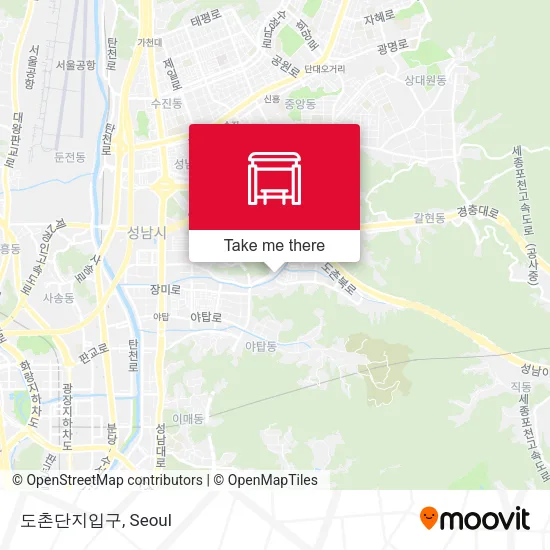 도촌단지입구 map