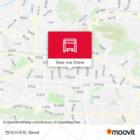 현대아파트 map