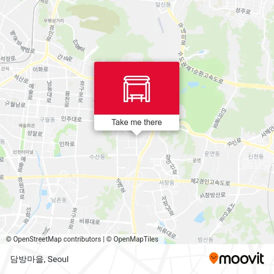 담방마을 map