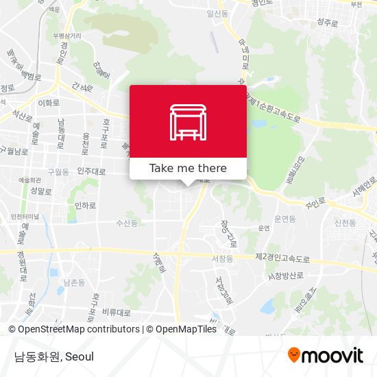남동화원 map
