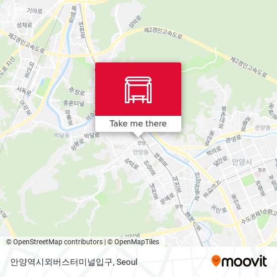 안양역시외버스터미널입구 map