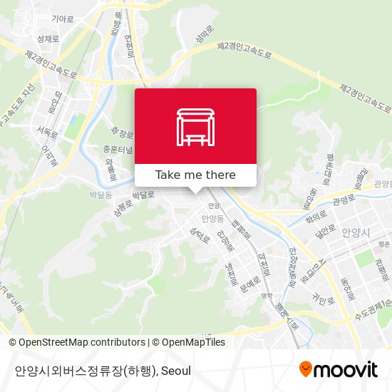 안양시외버스정류장(하행) map