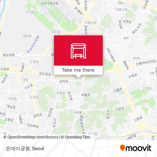 은데미공원 map