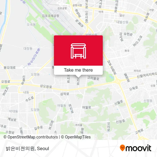 밝은비젼의원 map