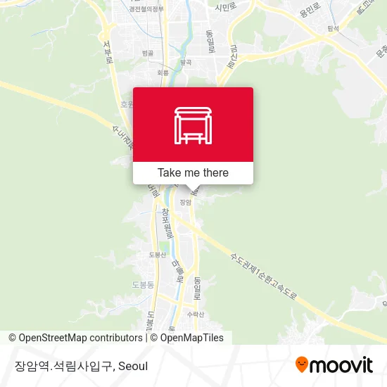 장암역.석림사입구 map
