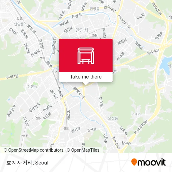 호계사거리 map