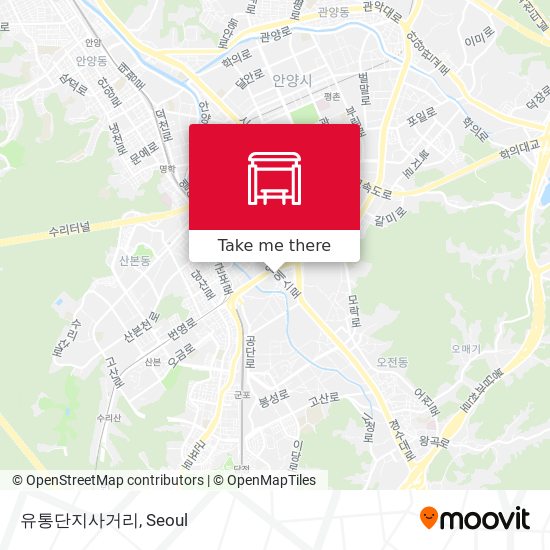 유통단지사거리 map