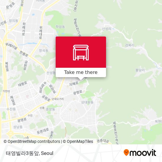 태영빌라3동앞 map