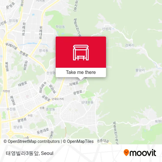 태영빌라3동앞 map
