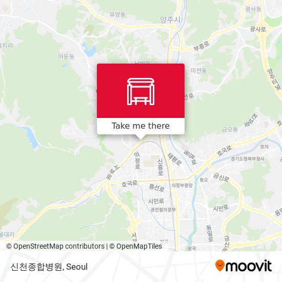 신천종합병원 map
