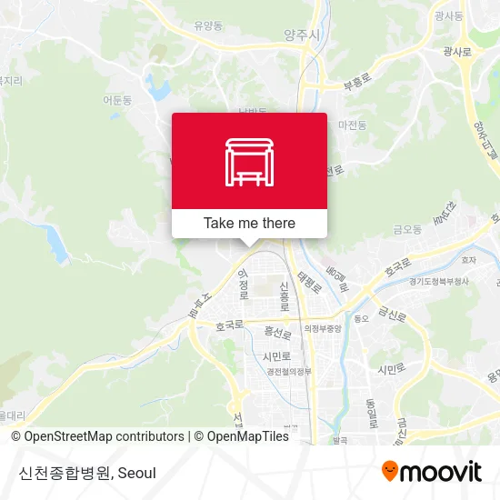 신천종합병원 map
