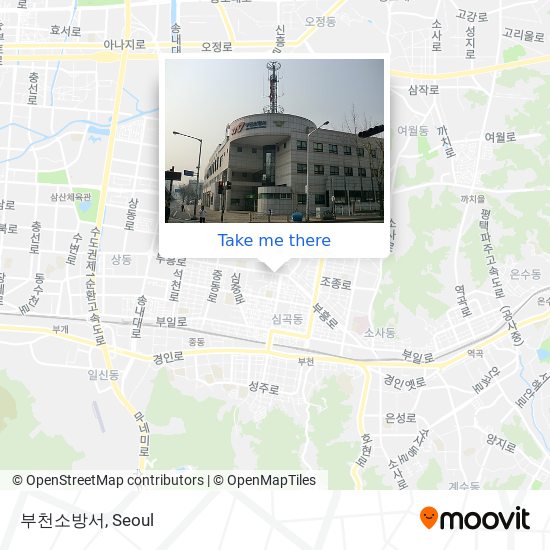 부천소방서 map