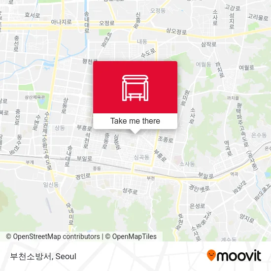 부천소방서 map