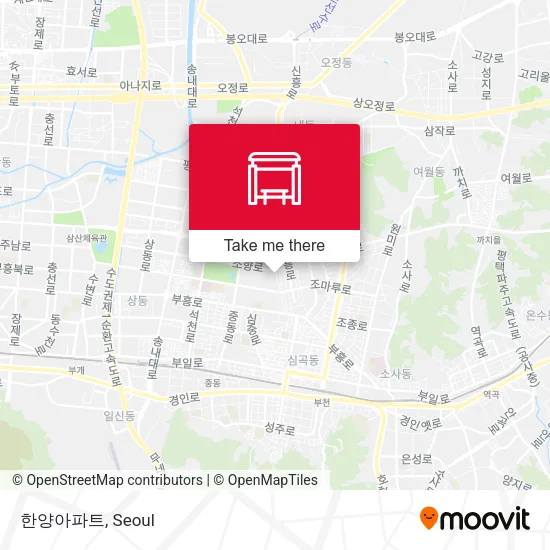 한양아파트 map