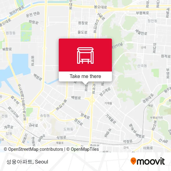 성웅아파트 map