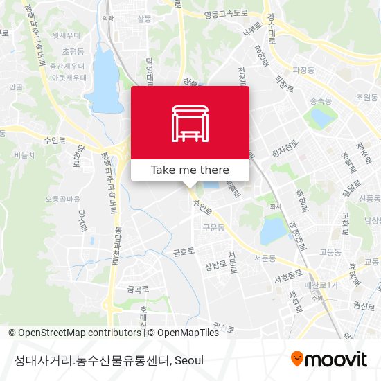 성대사거리.농수산물유통센터 map