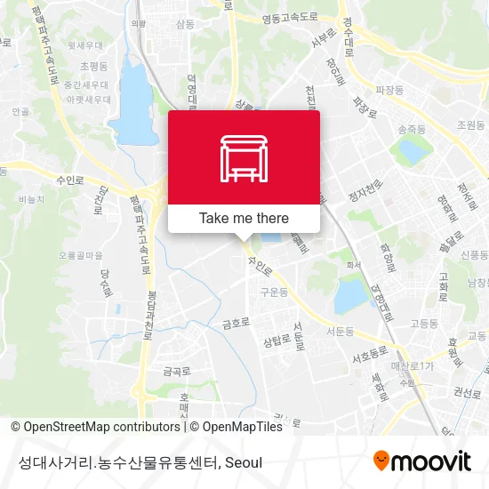 성대사거리.농수산물유통센터 map