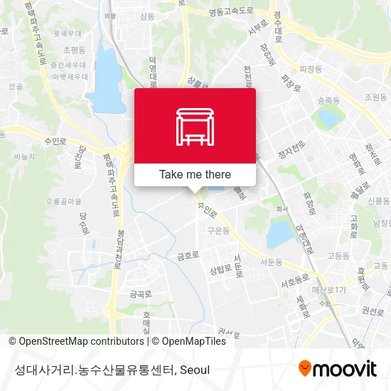 성대사거리.농수산물유통센터 map