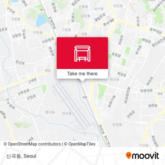 신곡동 map